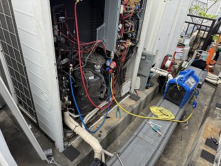 施工事例 東京都 製菓専門学校 空調