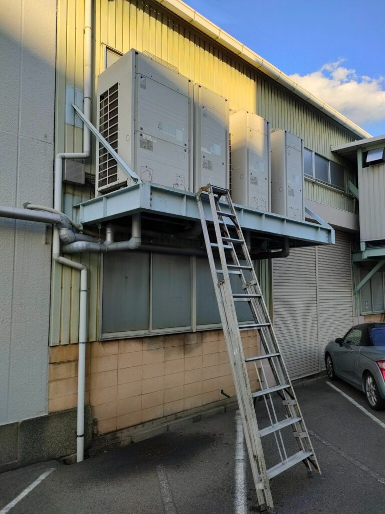 施工事例 大阪府 工場 空調