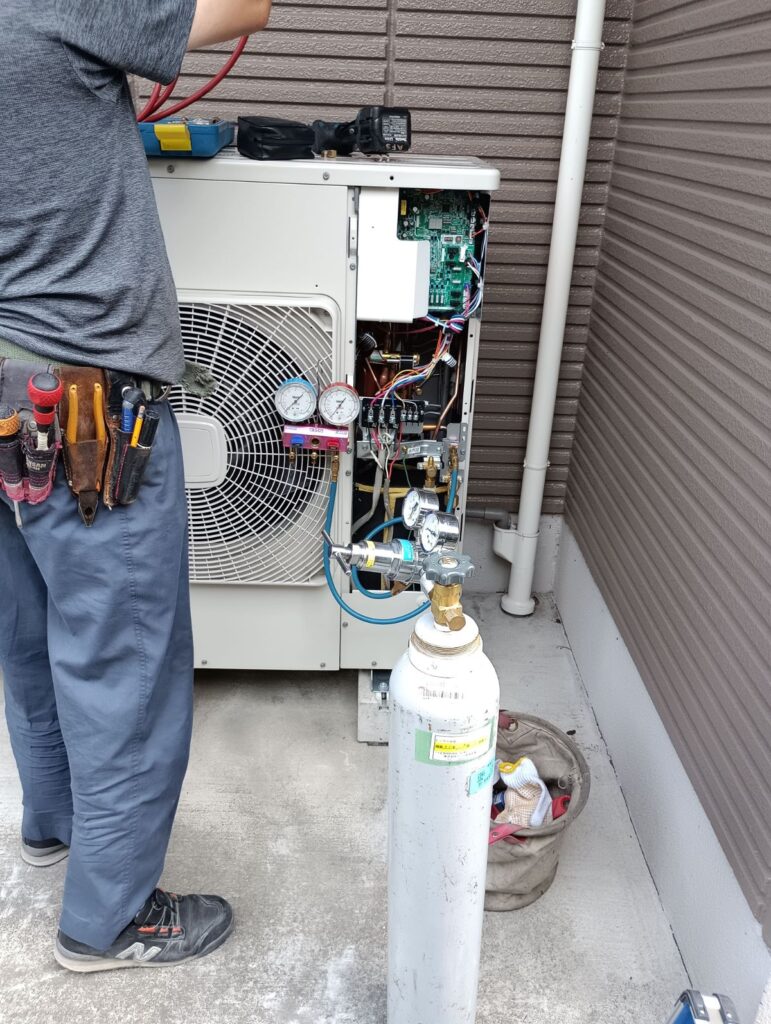 施工事例 神奈川 事務所 空調